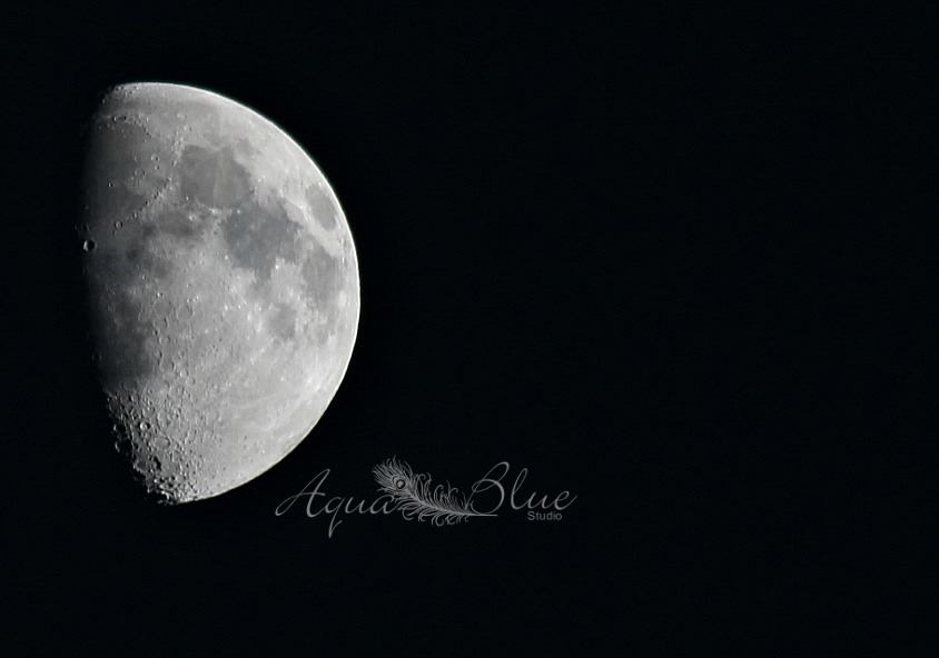 Moon - Aqua Blue Studio Photography